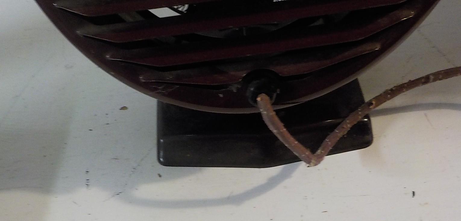 Vintage Mid-Century Dominion Fan/Heater — Industrial 1-Speed, Works