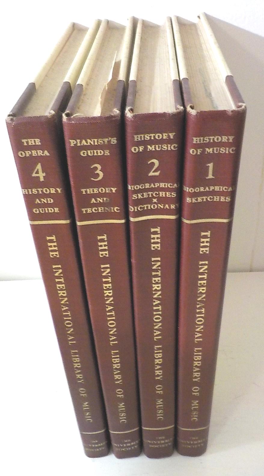 The International Library of Music Literature Vol 1-4 History Theory Opera 1948. LOT B194