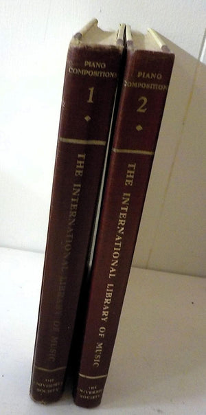 The International Library Of Music Piano Composition Series of 2 1956 hardcover lot b 195