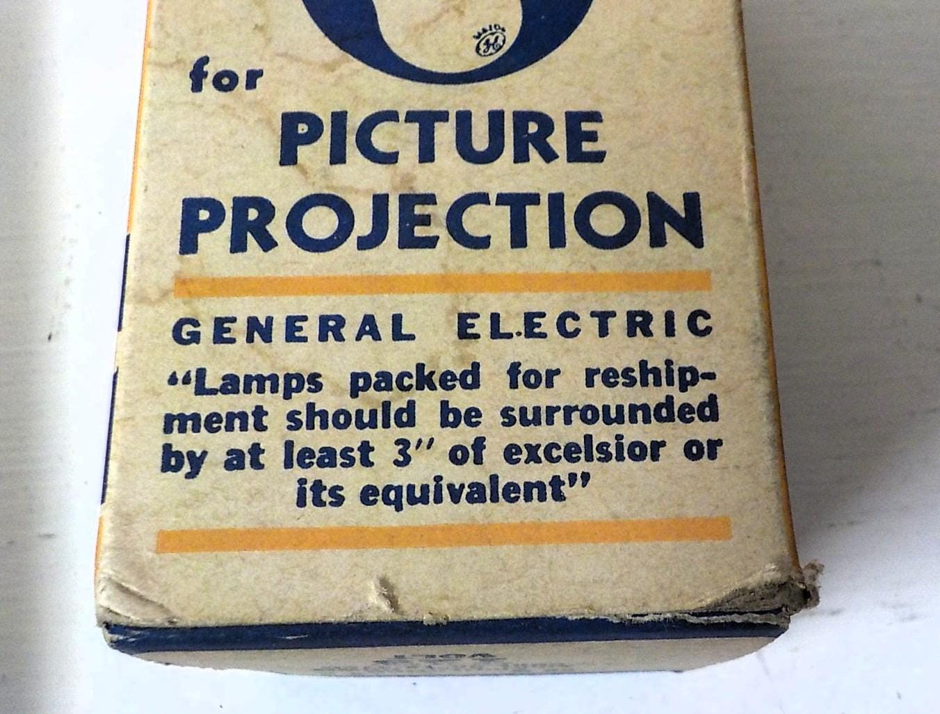 4 GE Mazda Lamps for picture movie Projection 50 watt 125 volt new in box