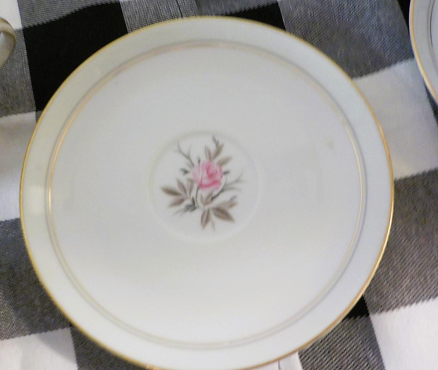 Noritake Daryl #5510 Tea & Coffee Cups and Saucers — Set of 2 (Lot 2253)