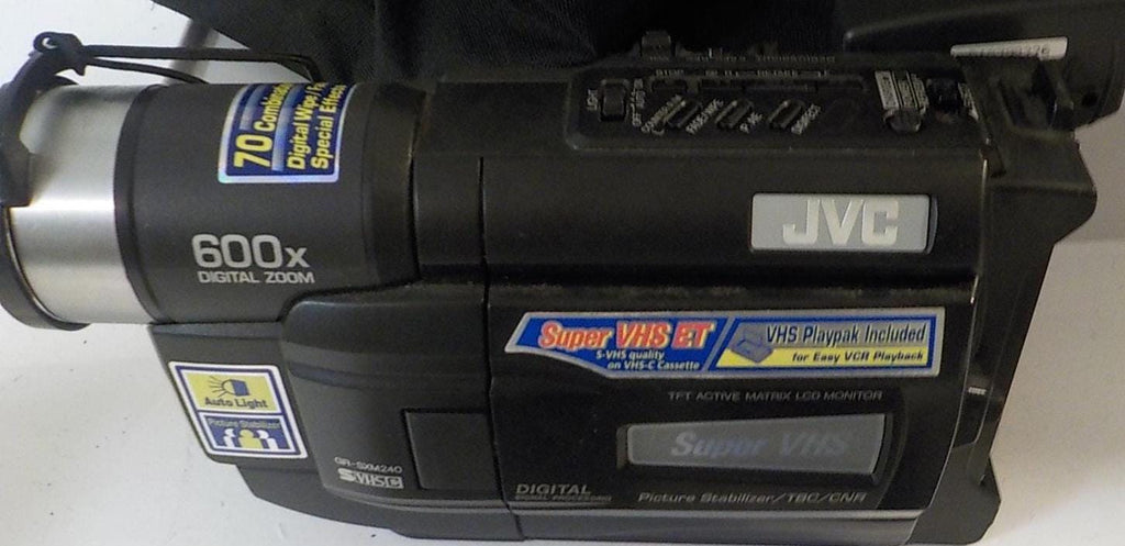 JVC GR-SXM240U Super Compact VHS-C Video Camcorder Video Transfer with case lot  2224