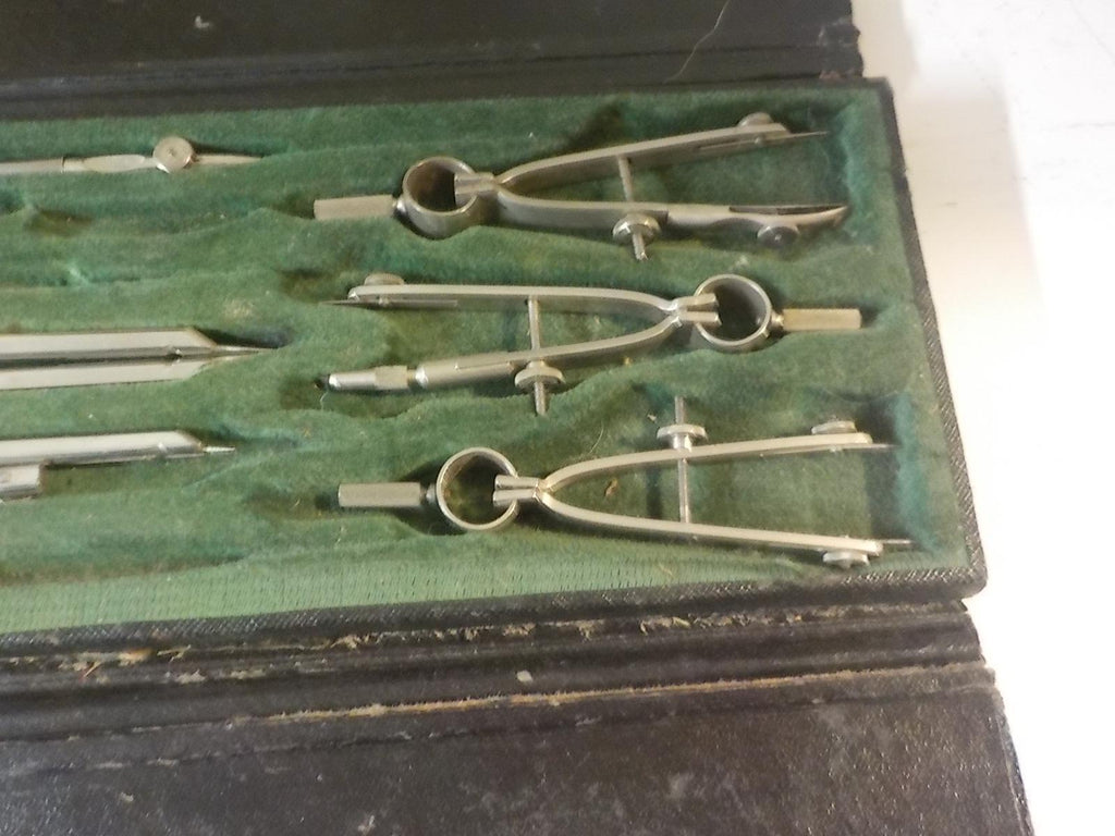 Vintage Universal Drafting Set Engineering Drawing Tools w/ Case lot 2269