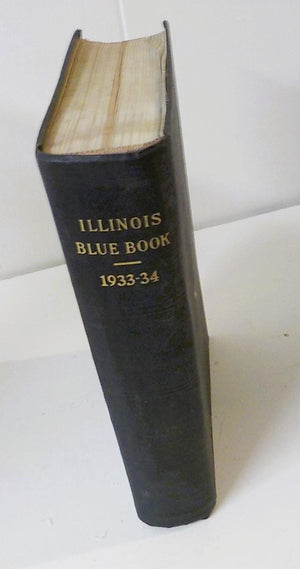 Illinois Blue Book 1933–1934 — Signed by the Author, Lot B 141