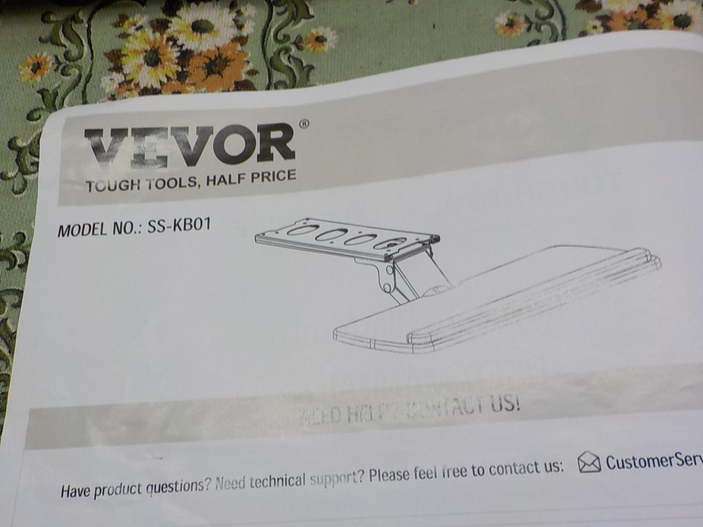 VEVOR Keyboard Tray under Desk new old stock item 1080