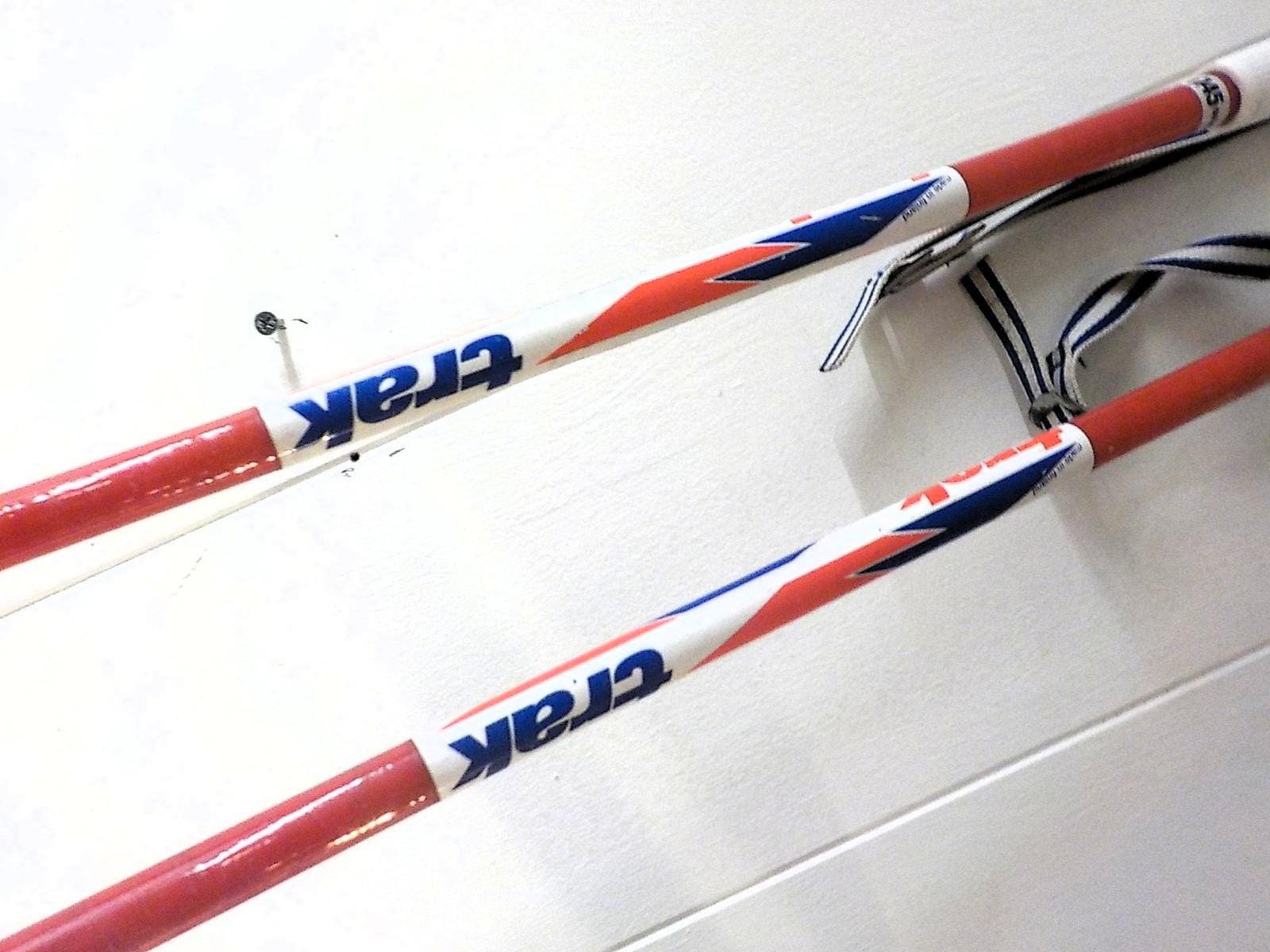 Vintage Trak 145cm Ski Poles Made in Finland 56" long trax winter cross country 2441