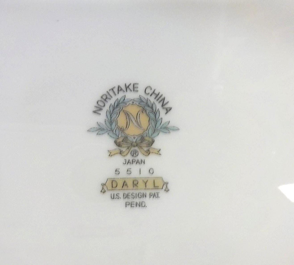 NORITAKE CHINA 5510 DARYL Platter Japan Gold Gilt Rose Multicolor 14” Japan   Lot 2219