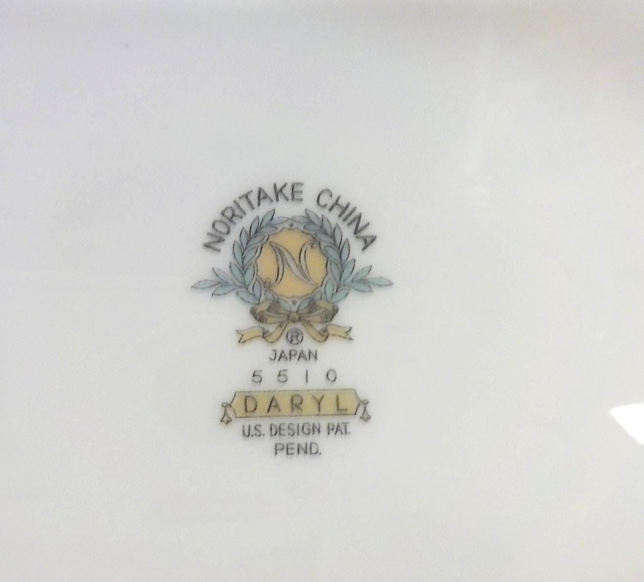 NORITAKE CHINA 5510 DARYL Platter Japan Gold Gilt Rose Multicolor 14” Japan   Lot 2219
