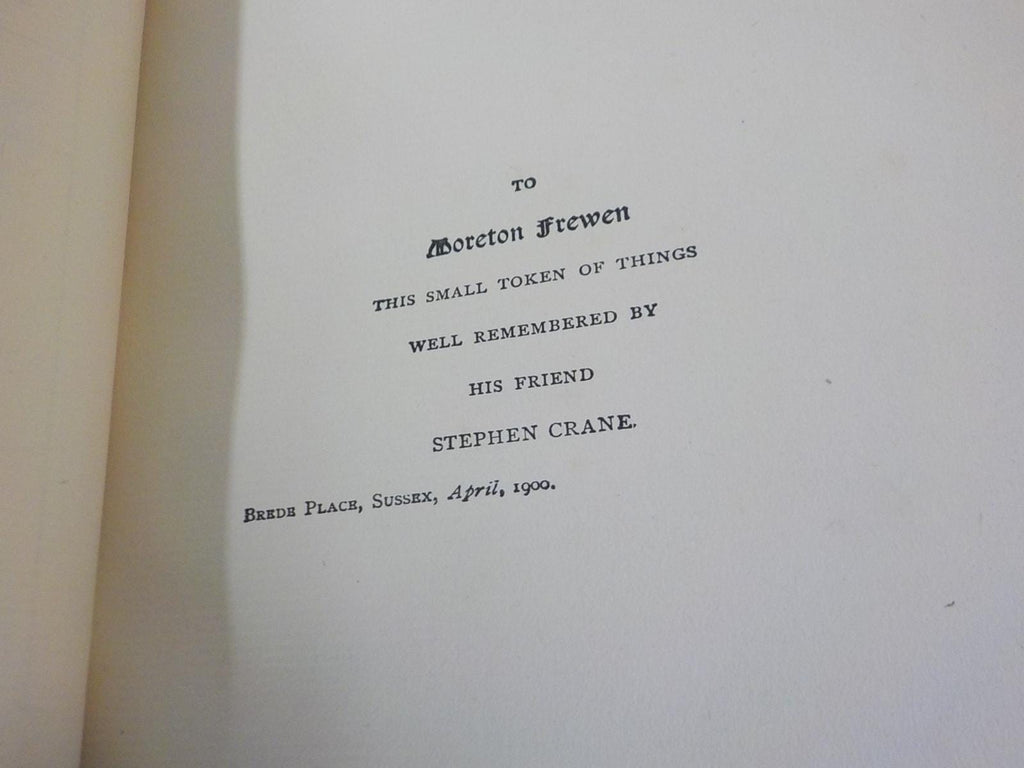 Wounds in the Rain - War Stories by Stephen Crane, 1900 First Edition