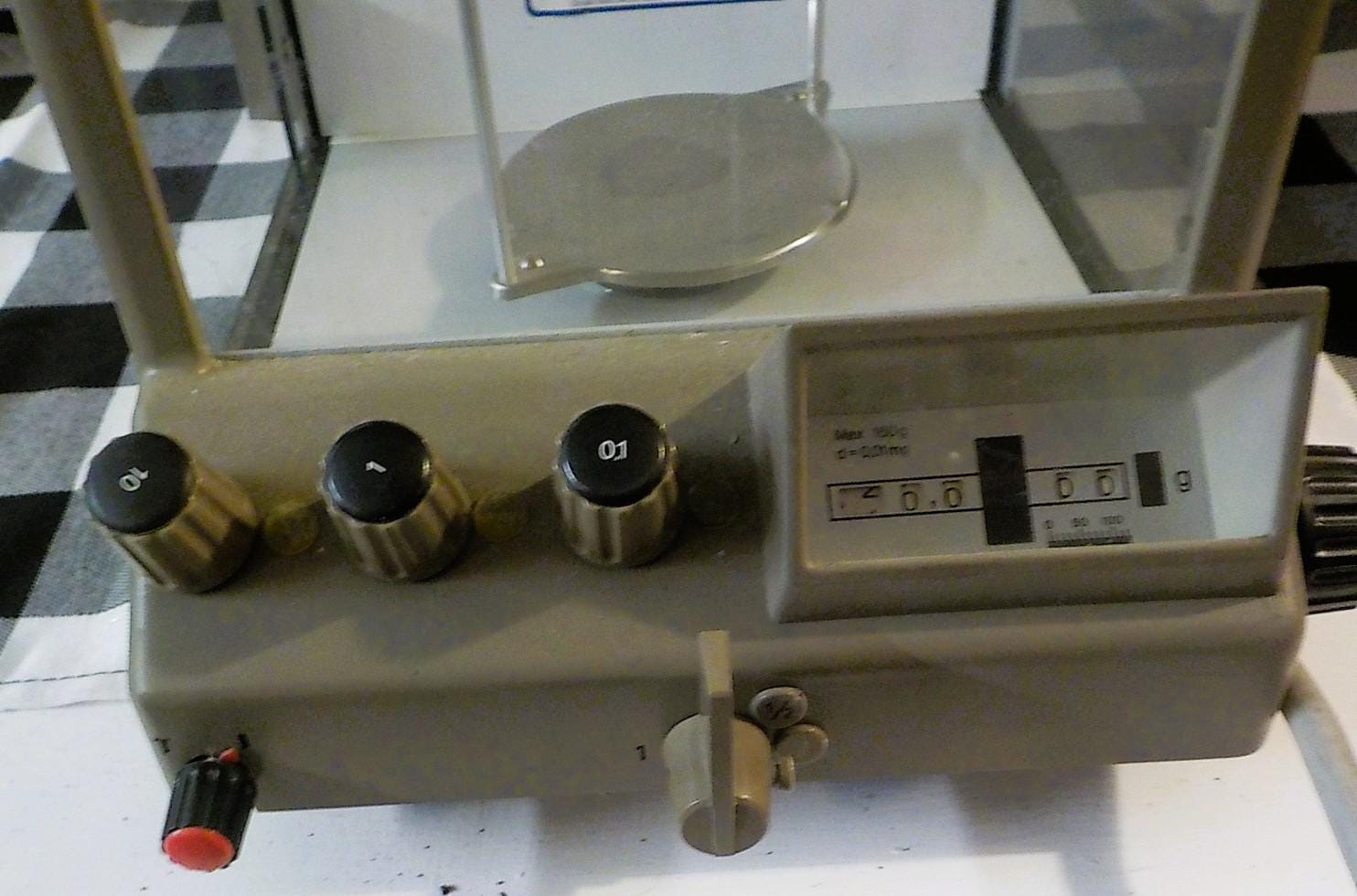 Vintage Mettler H30 High Precision Analytical Balance Scale — Made in Switzerland (Lot 2258)