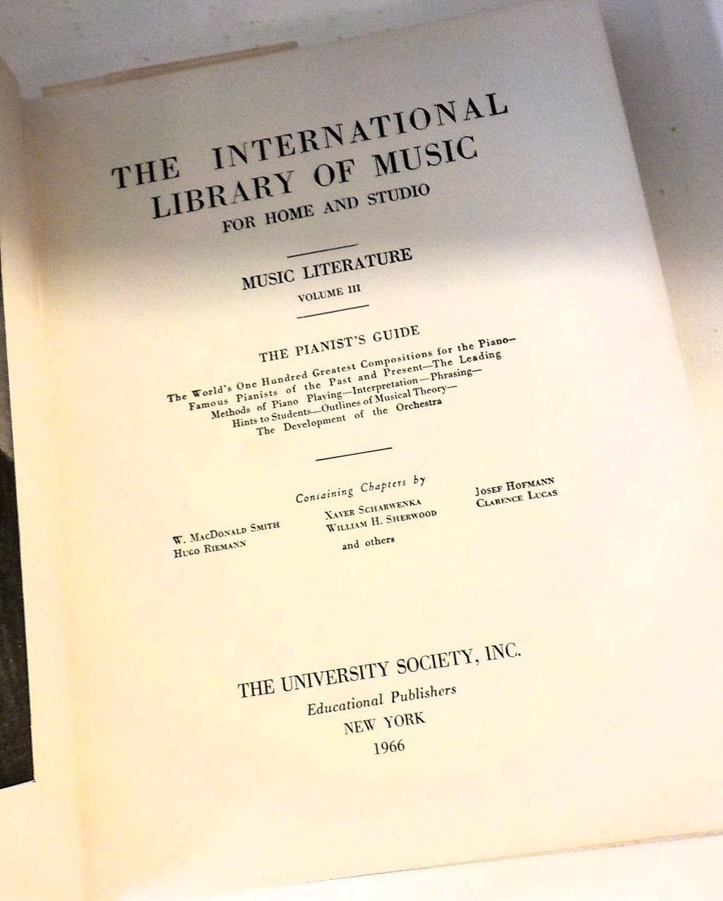 The International Library of Music Literature Vol 1-4 History Theory Opera 1948. LOT B194