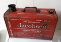Jacobsen 2 Cycle Gas Mixture Can 1970s Vintage 2.5 Gallon Metal Patina Display lot 2304