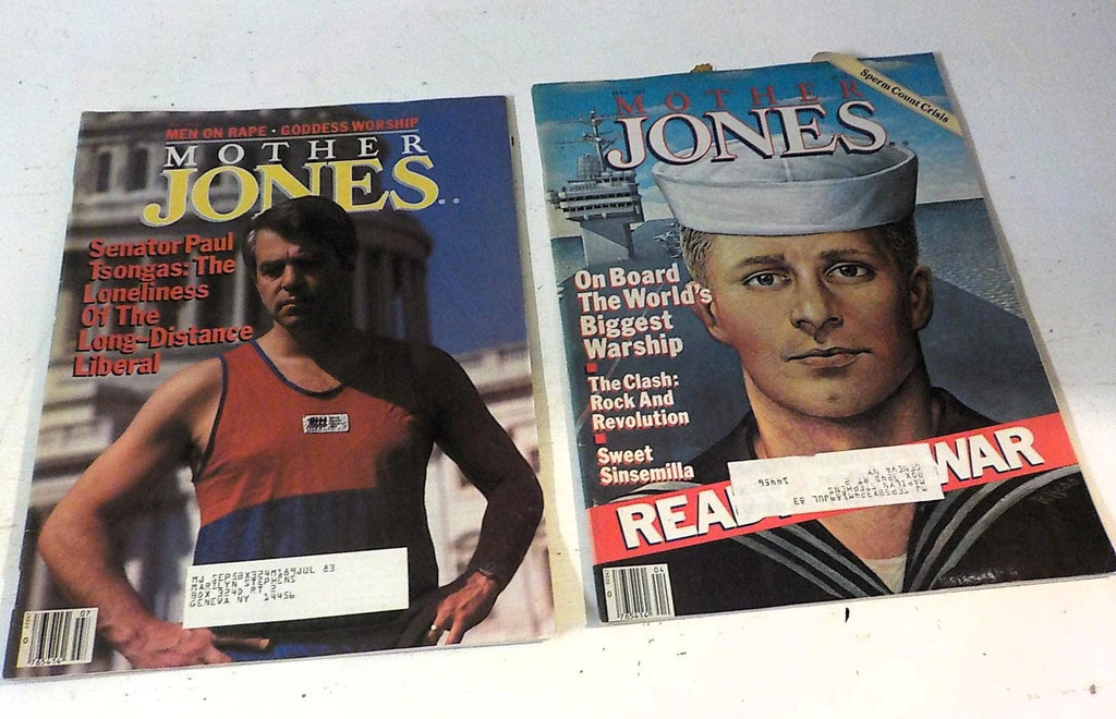 Mother Jones Magazine 1982 — Lot of 10 Issues, Lot B 204