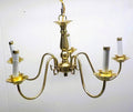 Vintage Brass 5-Arm Chandelier Ceiling Light | New Old Stock | 24" | Item No. 066
