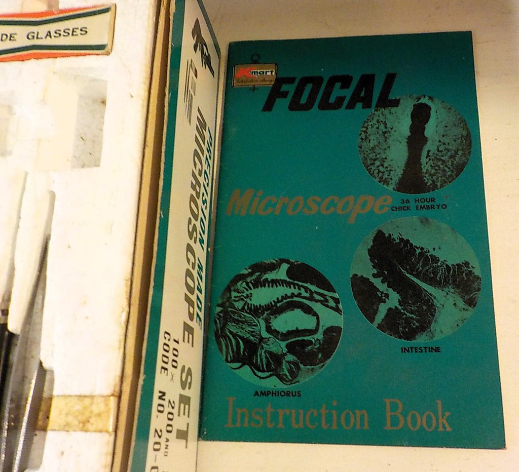Vintage Gilbert Microscope Set No. 5 + Chemistry Lab No. 12014 + Kmart Focal Macroscope | Lot 2440
