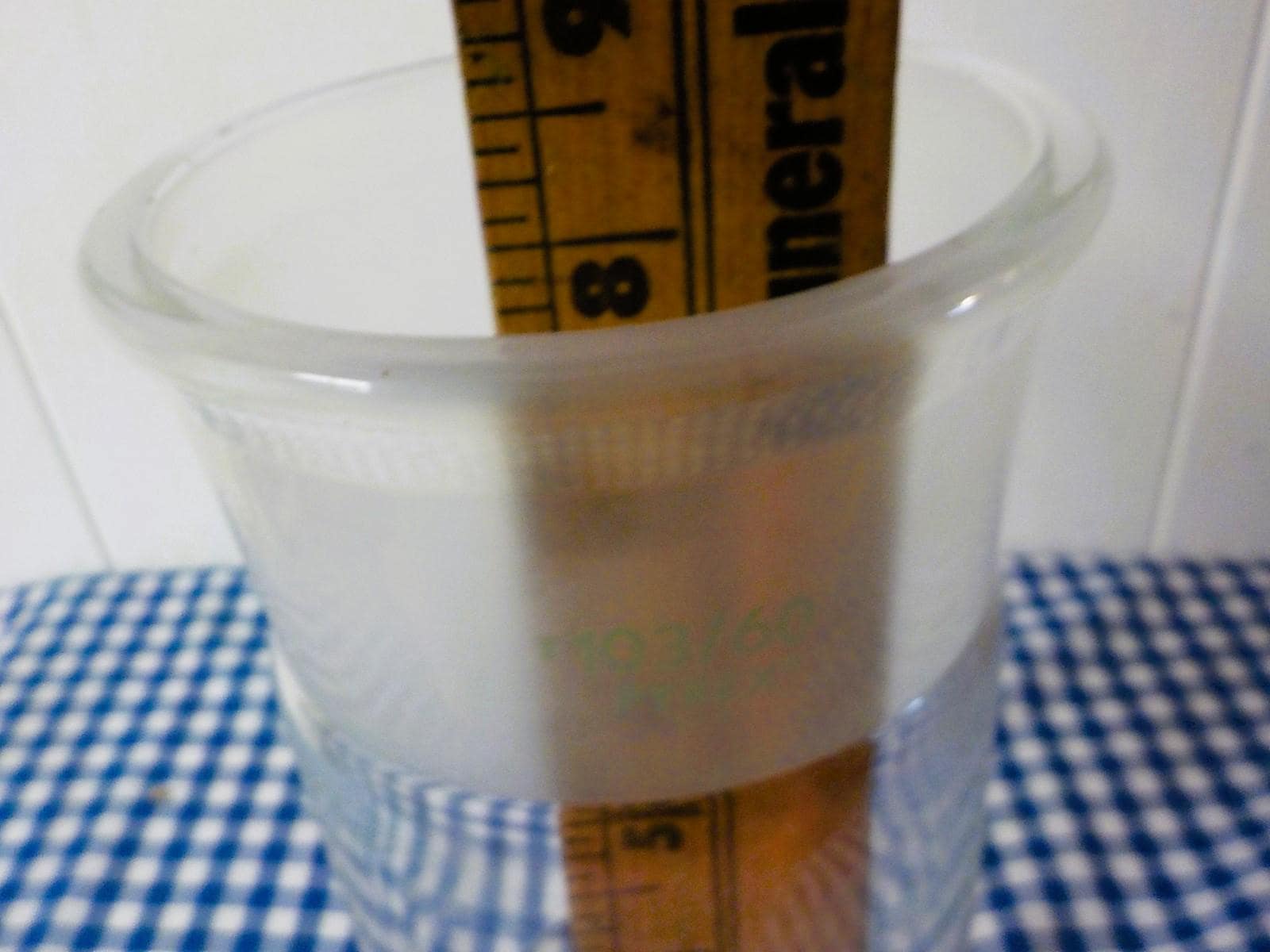 Vintage Pyrex Glass Lantern Globe Made in USA 103/60 no. 6580 item 925