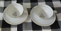 Noritake Daryl #5510 Tea & Coffee Cups and Saucers — Set of 2 (Lot 2253)
