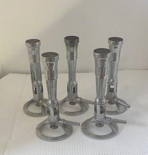 Fisher Bunsen Burners — Lot of 5 (Pre-Owned)