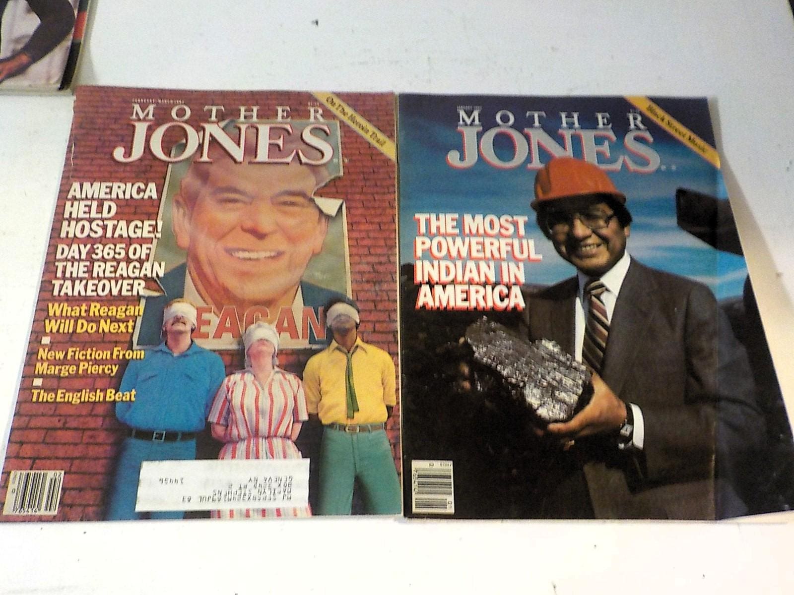 Mother Jones Magazine 1982 — Lot of 10 Issues, Lot B 204