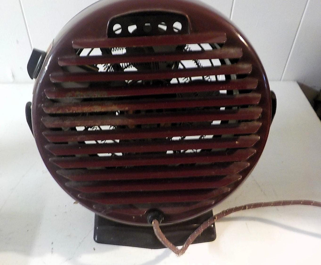 Vintage Mid-Century Dominion Fan/Heater — Industrial 1-Speed, Works