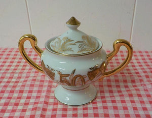 50 Golden Anniversary Sugar Bowl with Lid item 661