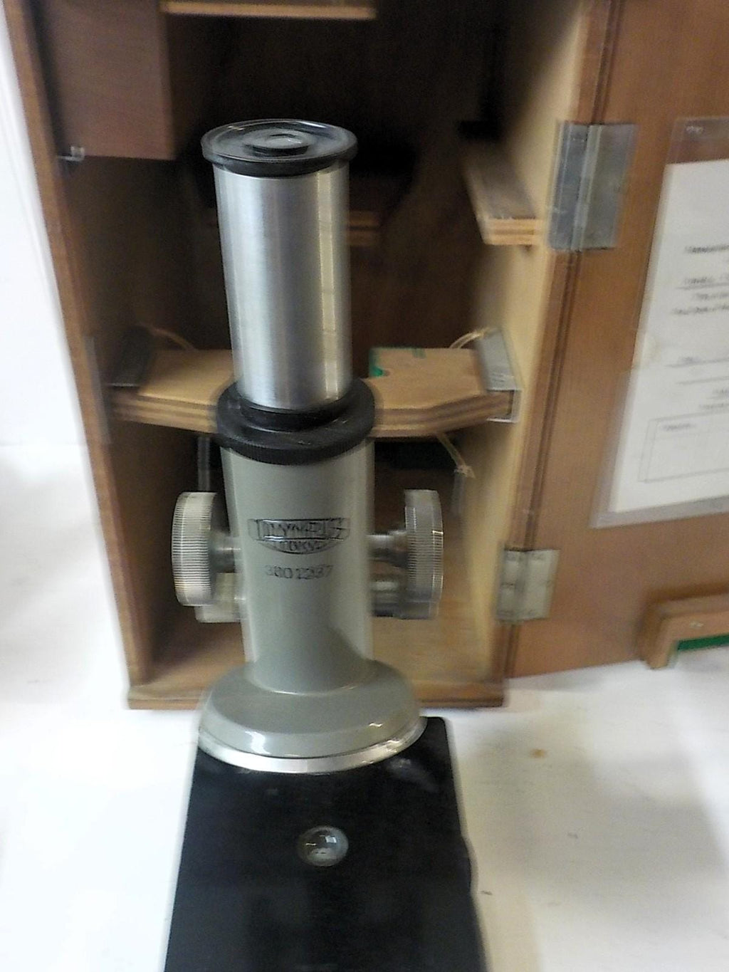 Vintage Olympus Tokyo Microscope with Light Source & Carrying Case | Made in Japan