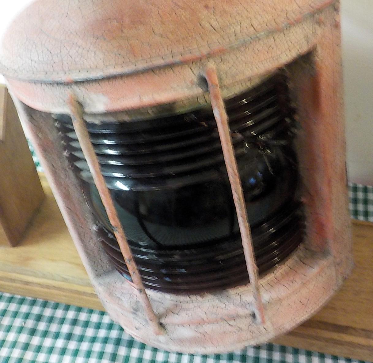 Antique Port Navigation Lantern — Maritime Collectible Lot 2521
