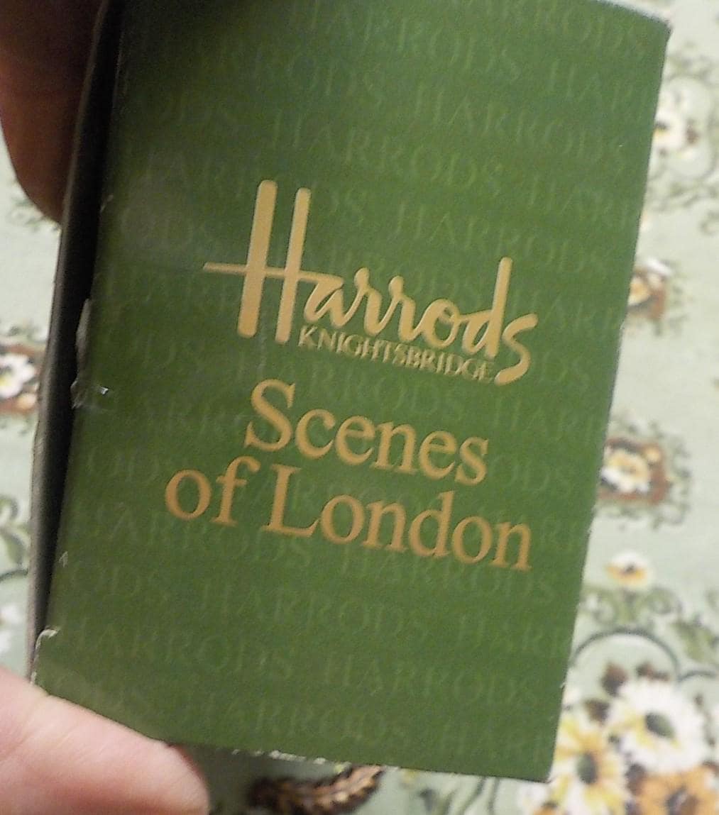 Harrods Knightsbridge Diecast Double Decker Bus Scenes Of London 4.5" lot 1085
