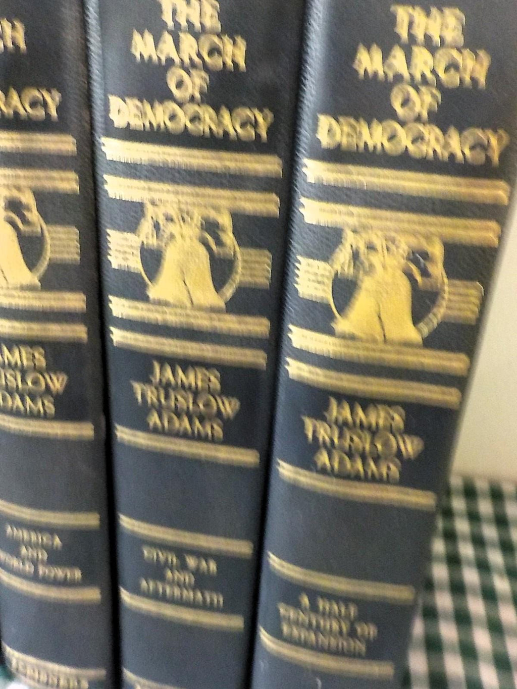 The March of Democracy by James Truslow Adams — Complete Set (Charles Scribner's Sons)