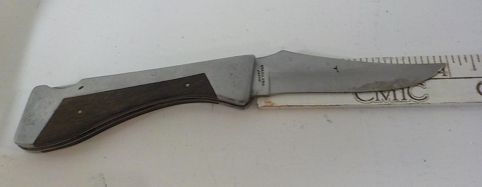 Vintage Sharp 300 Lockback Folding Pocket Knife — Stainless Steel (Lot 2236)