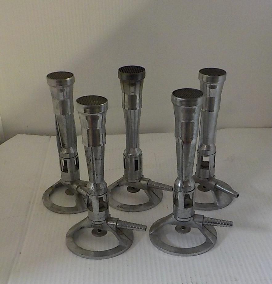 Fisher Bunsen Burners — Lot of 5 (Pre-Owned)