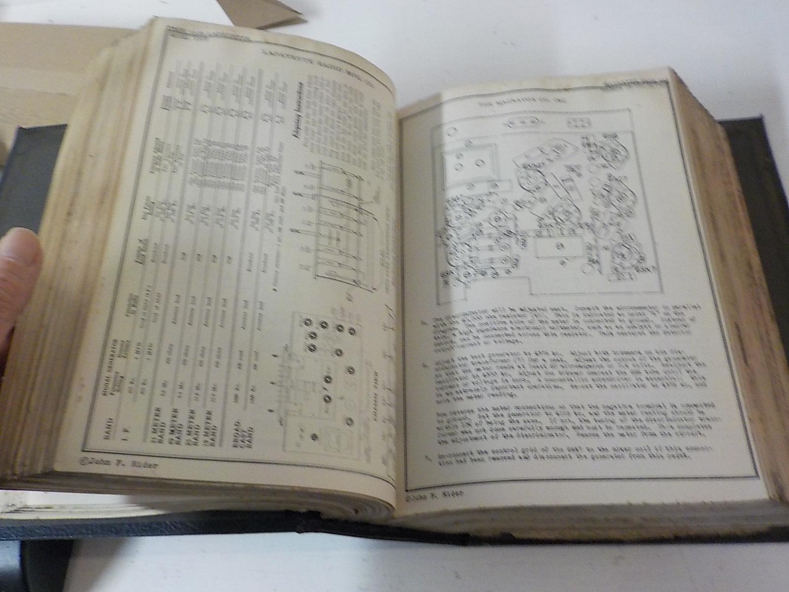 Perpetual trouble shooting manual 1942 tube radios & early car radios  lot 189