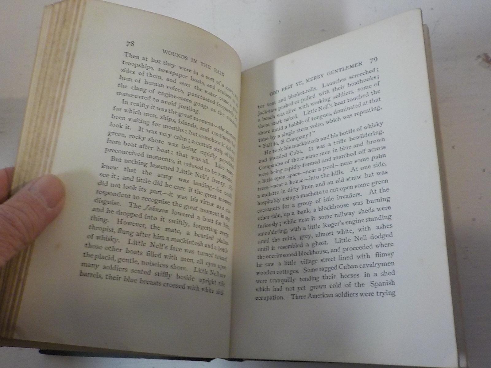 Wounds in the Rain - War Stories by Stephen Crane, 1900 First Edition