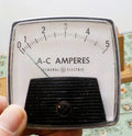 Vintage A-C Amperes Panel Gauge – Type B246, 40-91 Range – Industrial Electrical Instrument