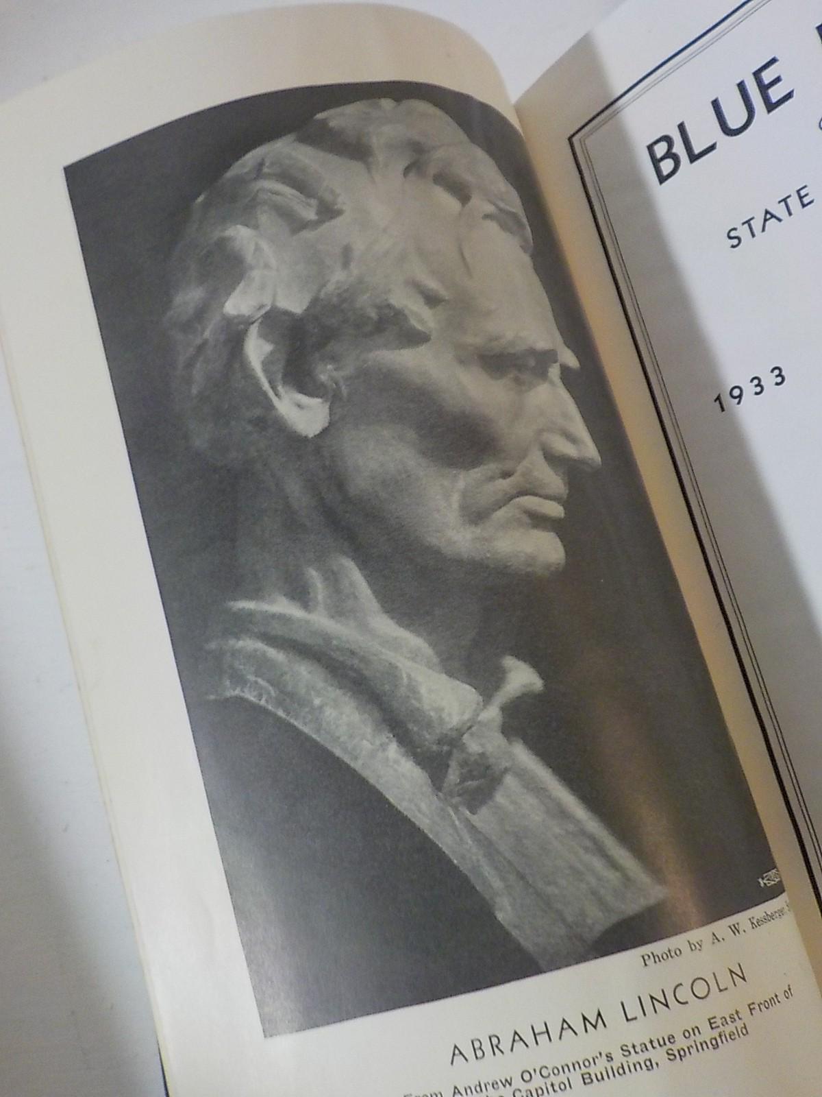 Illinois Blue Book 1933–1934 — Signed by the Author, Lot B 141