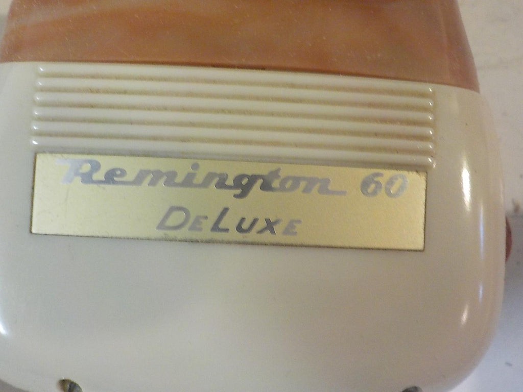 Remington Deluxe 60 Electric Shaver | Vintage 1960s | Antique Collectible Grooming | Lot 2475