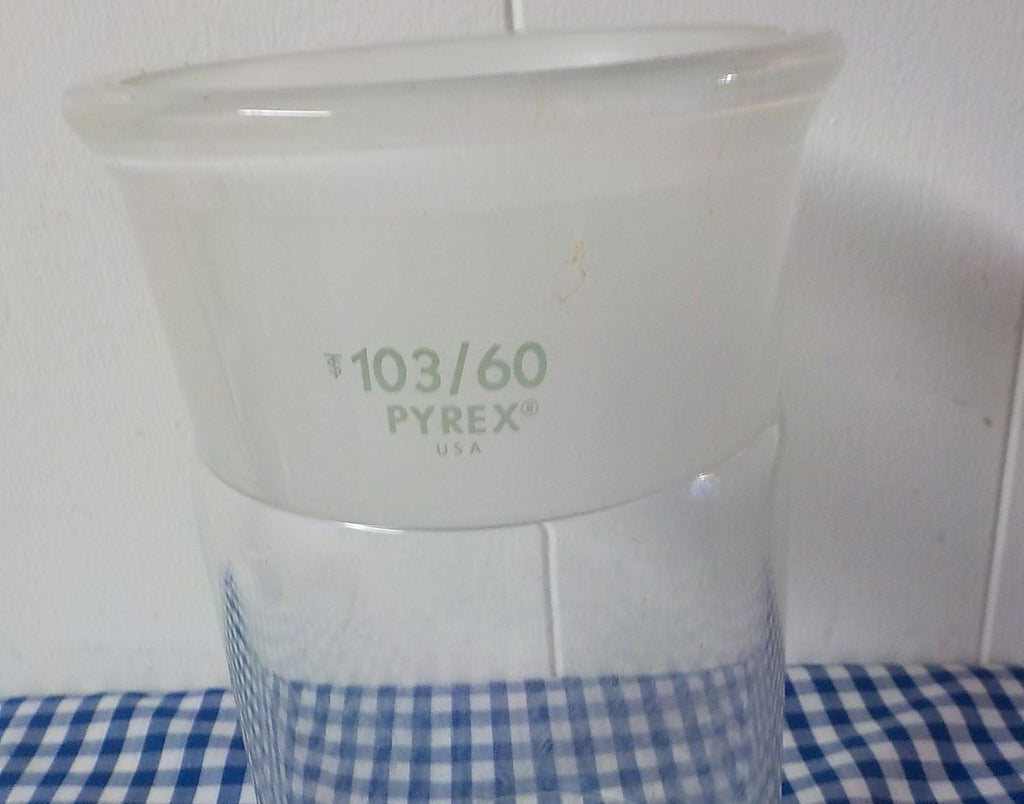 Vintage Pyrex Glass Lantern Globe Made in USA 103/60 no. 6580 item 925
