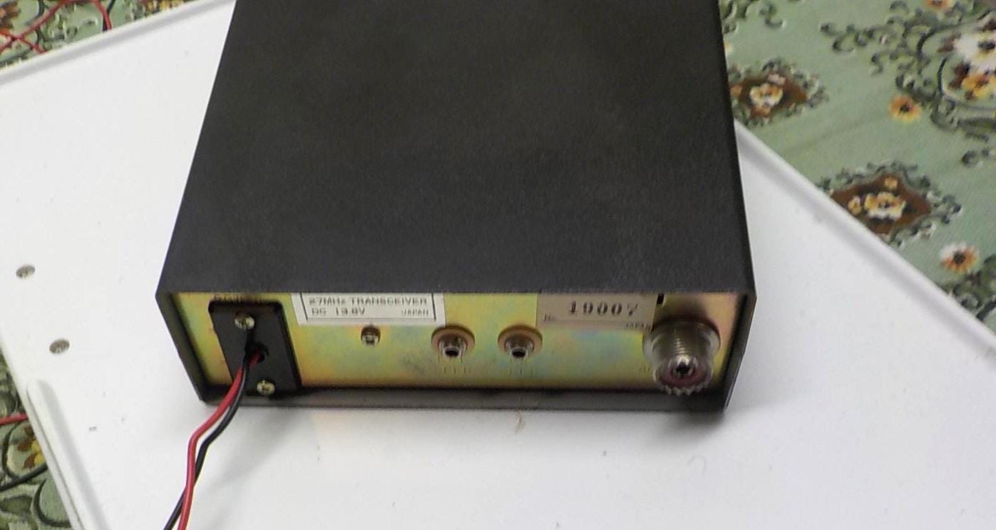 23 ch cb Transceiver Ever Sonic 27 MHz Japan with microphone item 1058
