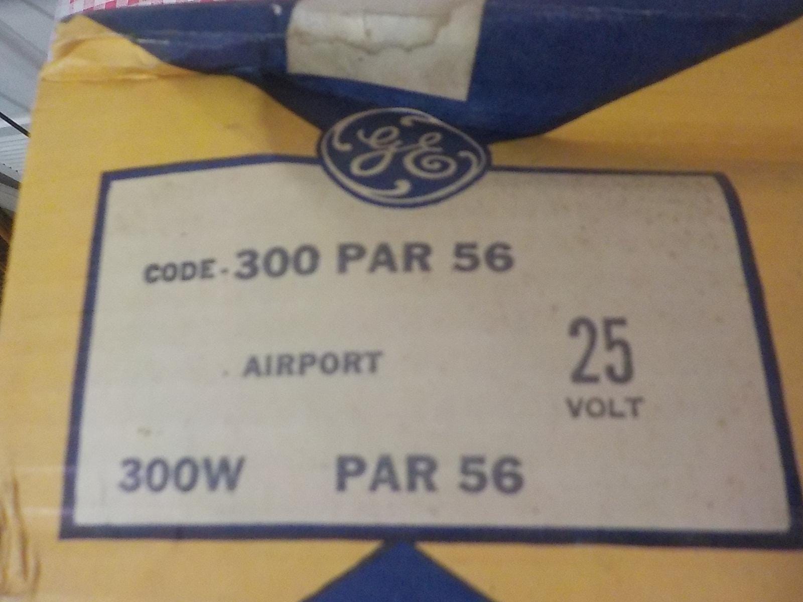 Vintage GE 300 Watt PAR56 Sealed Beam Lamp - Case of 12, New Old Stock