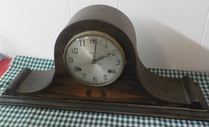 Antique Waterbury Westminster Chime Mantle Clock — Mahogany, Key Wind, circa 1940