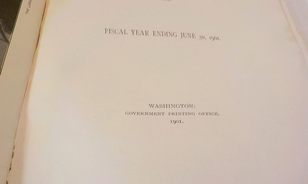 1901 Report of the Librarian with Manual Library of Congress Hardcover b 118