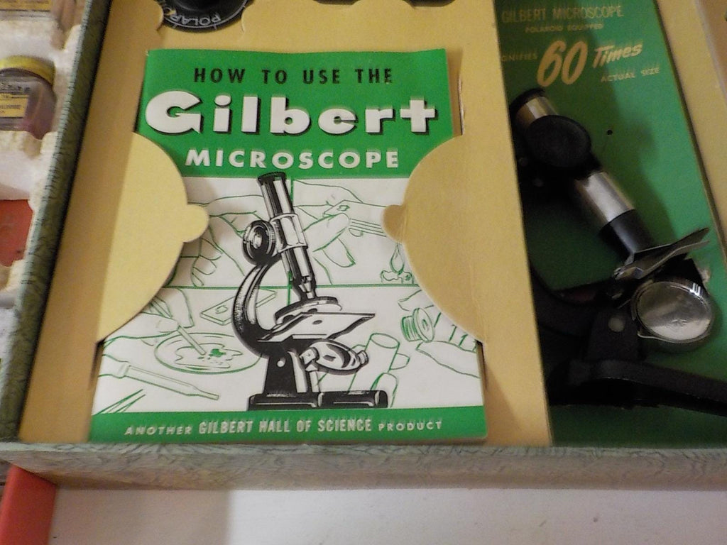 Vintage Gilbert Microscope Set No. 5 + Chemistry Lab No. 12014 + Kmart Focal Macroscope | Lot 2440