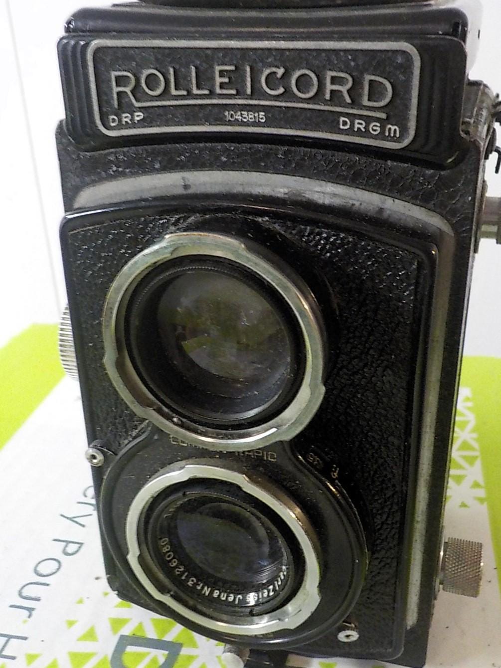 Vintage Rolleicord II TLR Camera — Type 5, Carl Zeiss Triotar 75mm f/3.5, with Case (Untested)