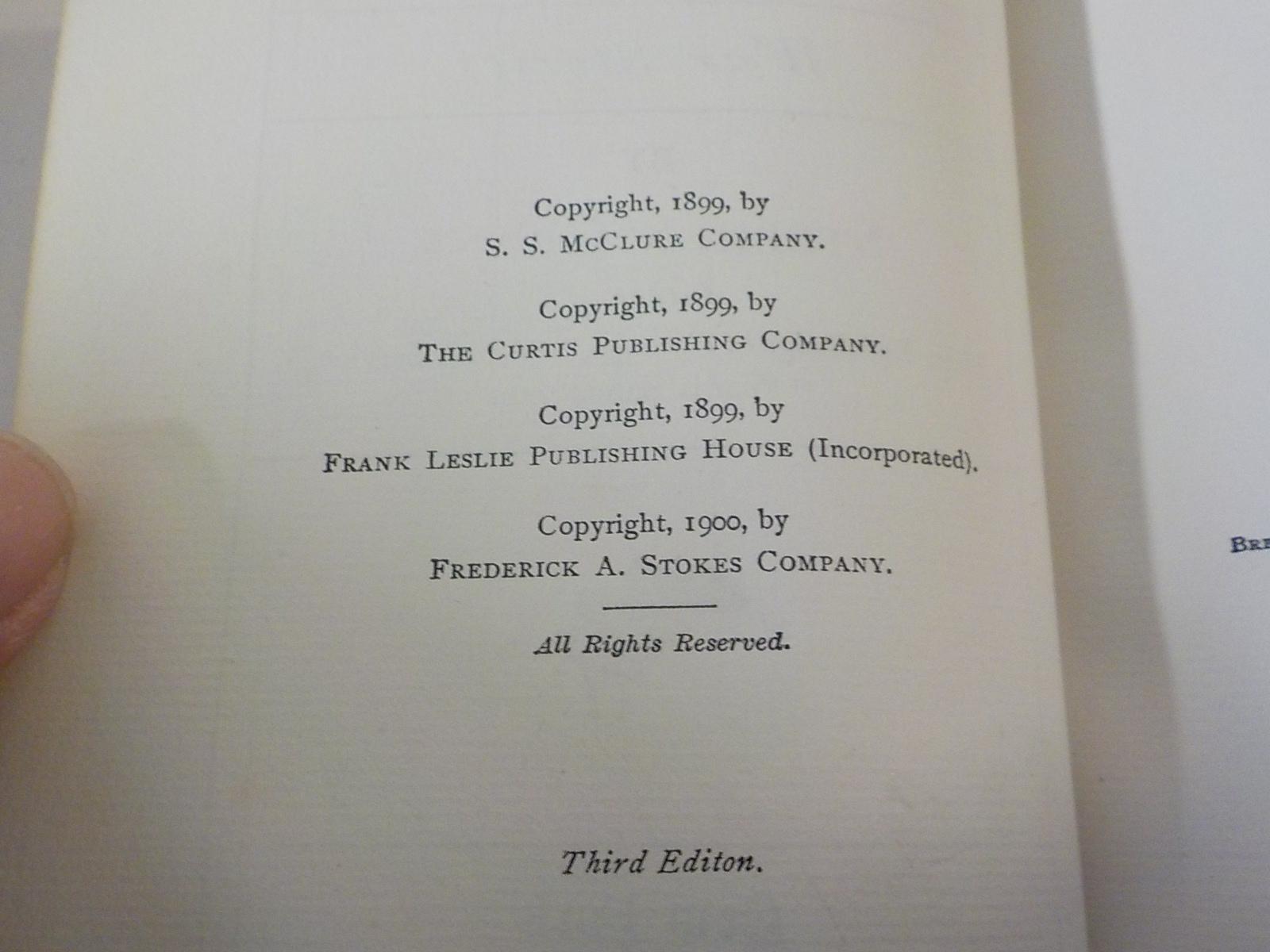 Wounds in the Rain - War Stories by Stephen Crane, 1900 First Edition