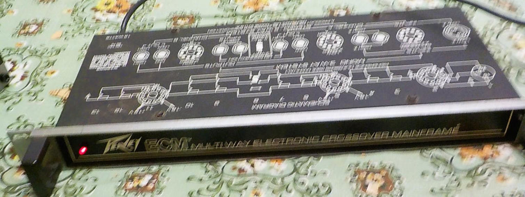 Peavey ECM Multi Way Electronic Crossover Mainframe Pro Audio Rackmount Unit item 1041