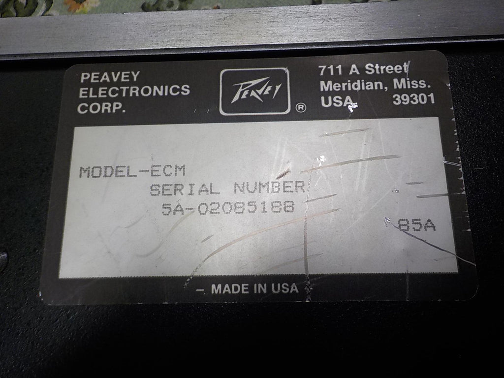 Peavey ECM Multi Way Electronic Crossover Mainframe Pro Audio Rackmount Unit item 1041