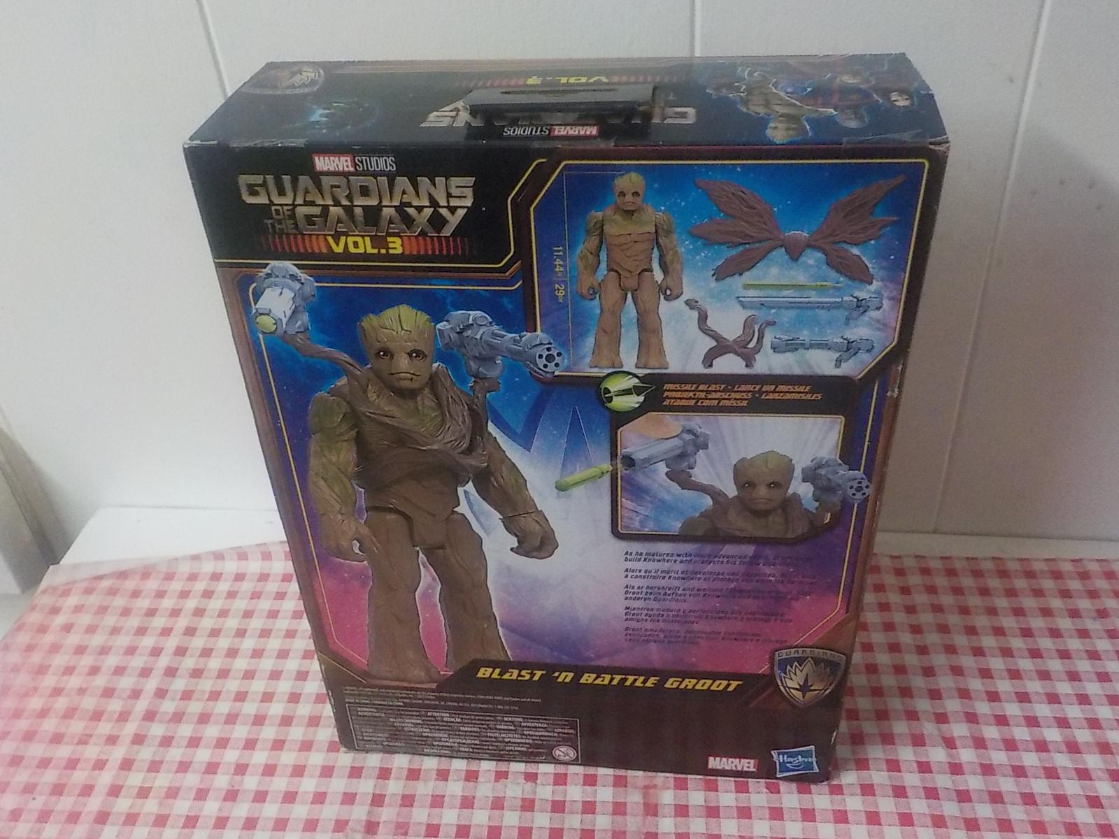 Marvel Titan Hero Series Guardians of the Galaxy Vol. 3 Blast 'N Battle Groot Action Figure