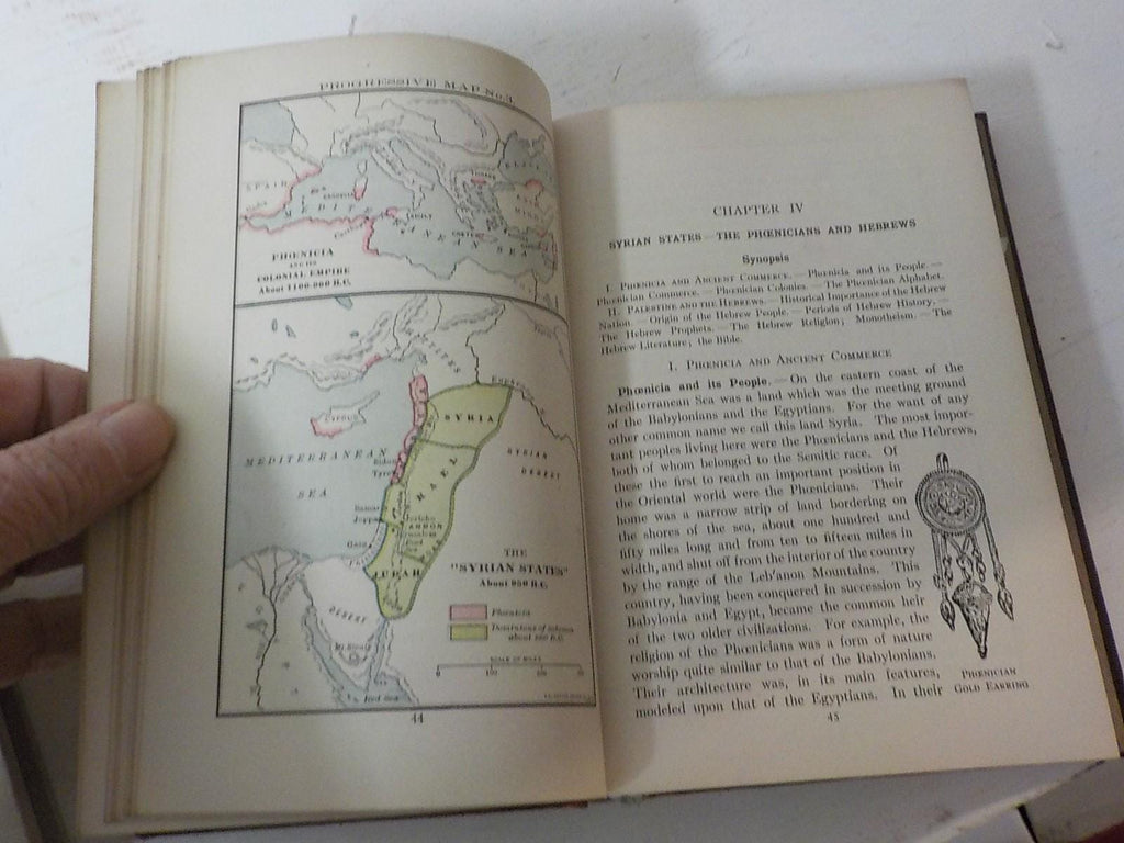 Ancient Peoples: Outlines of Ancient History by William Morey | 1915 First Edition Antique Book | Lot EB130