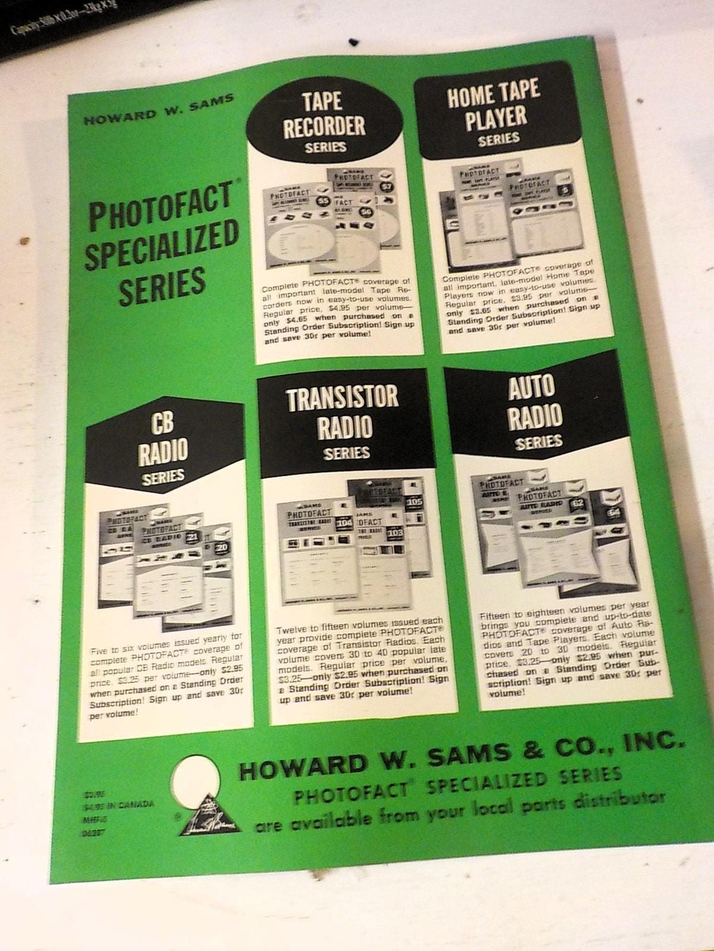 Sams Modular Hi-Fi Components Manual MHF-5 (1970)