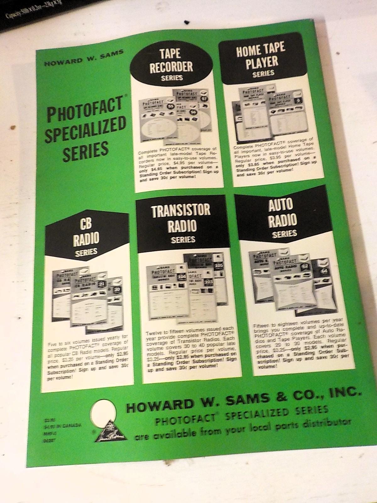 Sams Modular Hi-Fi Components Manual MHF-5 (1970)